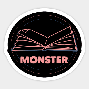 Book Monster Sticker